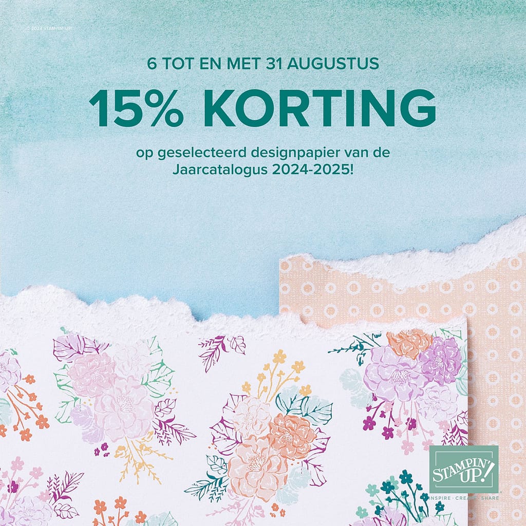 Planning najaar en meer..... 4 korting actie design papier via ellen liefting