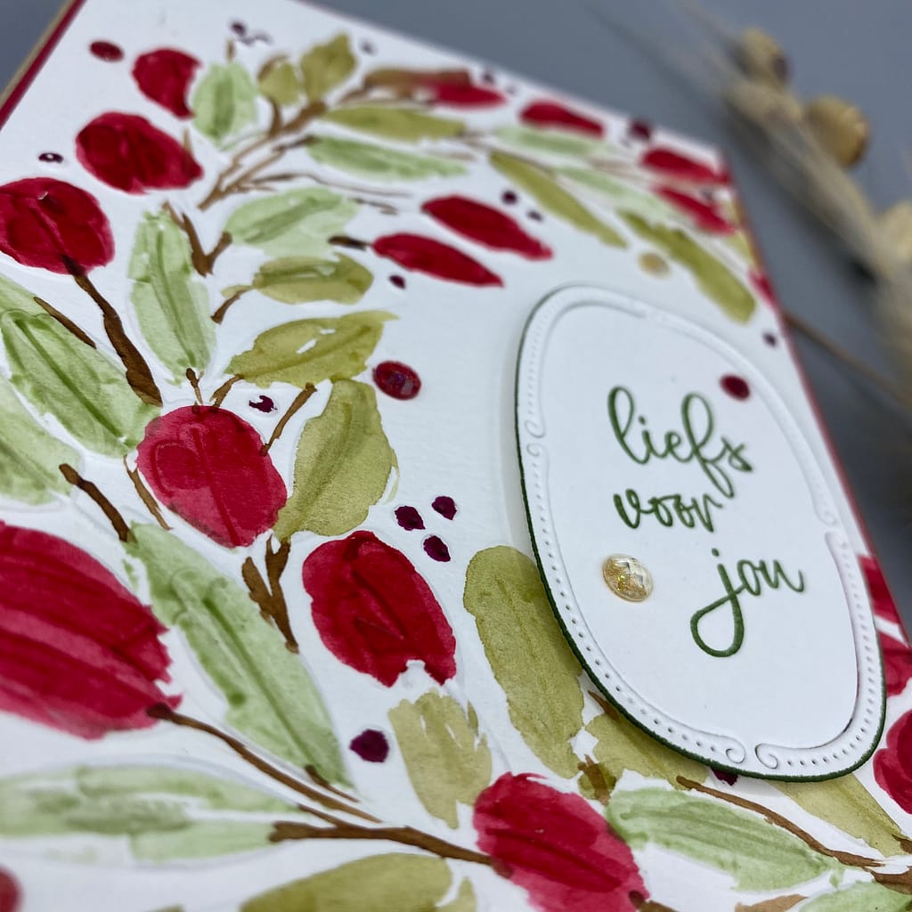 Creatief aan de slag met de nieuwe embossingmal – Traditional Wreath 12 IMG 3484