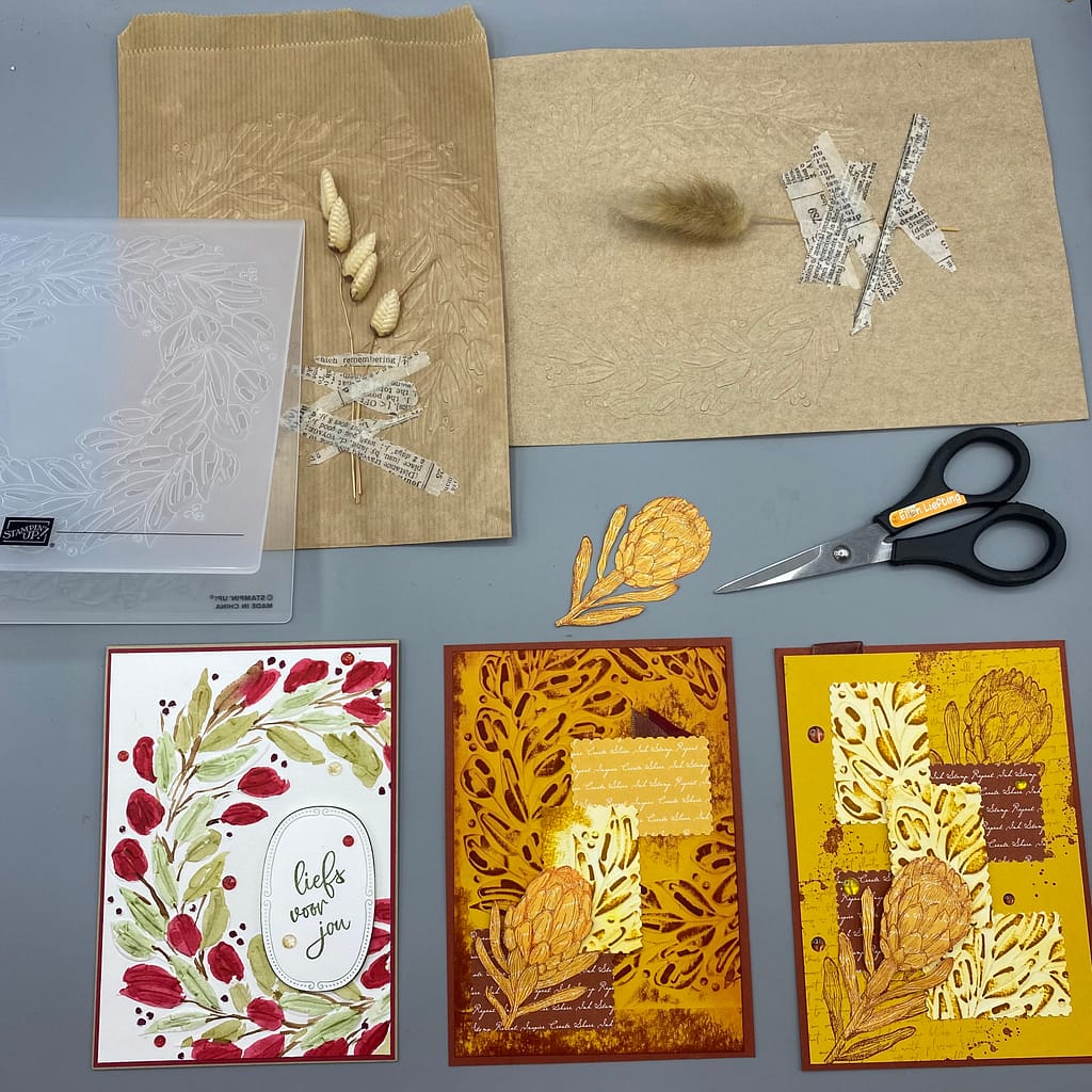 Creatief aan de slag met de nieuwe embossingmal – Traditional Wreath 10 IMG 3493