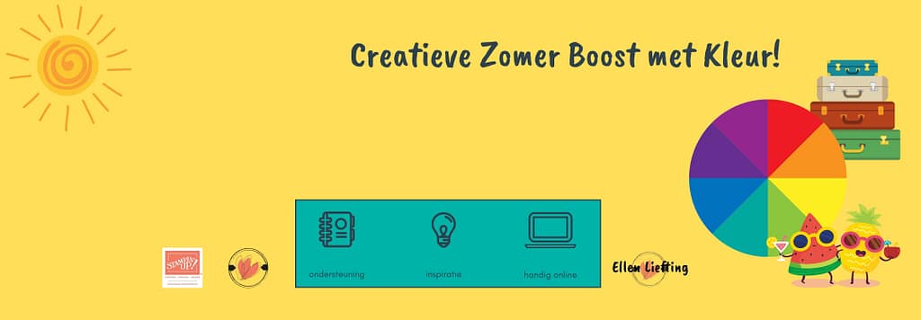 Creatieve Zomer Boost, doen! 2 creatieve zomerboost met kleur van ellen liefting 2