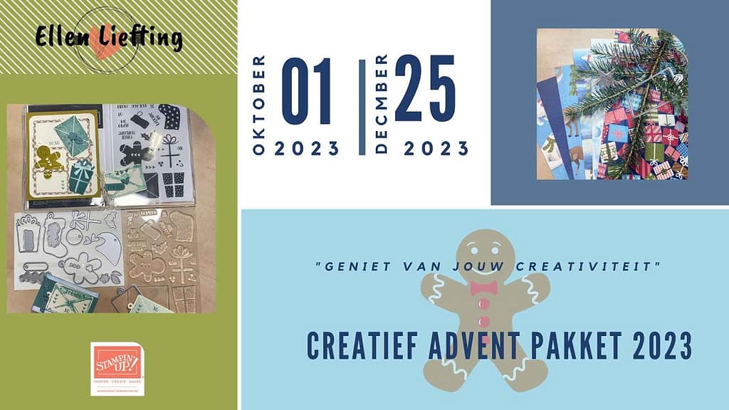 Hoe je met een beetje extra tijd uiteindelijk tijd over houdt. 2 creatief advent pakket 2023