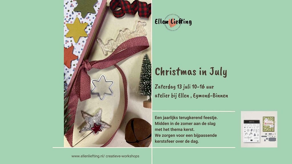 christmas in july in atelier ellen liefting