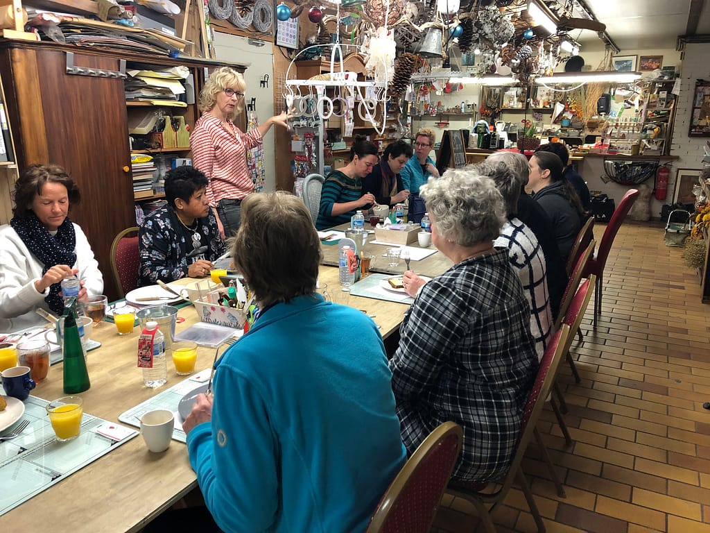 Creatief Winter Pakket 2024 5 Stampin Up Tulpenteam bijeenkomst atelier bij Ellen