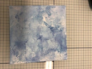 Schoonmaken, maar dan wel leuk: Home to roost met inkt en bleekwater techniek. 3 2019 03 112B16.45.49