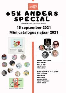 Favoriete stempelset Bijzondere zonnebloemen in de NL Demo bloghop van Stampin' Up! 19 5xAnders bundel september 2021 foto