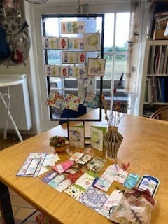 Hoe je door iets te maken weer tijd krijgt... 8 crafmarathon bij Ellen werkstukken en swaps van een top dag