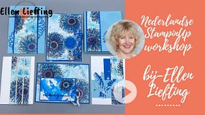 Favoriete stempelset Bijzondere zonnebloemen in de NL Demo bloghop van Stampin' Up! 18 YouTube live opname ellen liefting bijzonder zonnebloemen van Stampinup