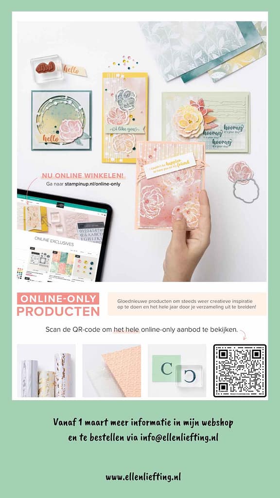 Blij en bloemrijk in verschillende varianten 13 online exclusives Stampinup via ellen liefting