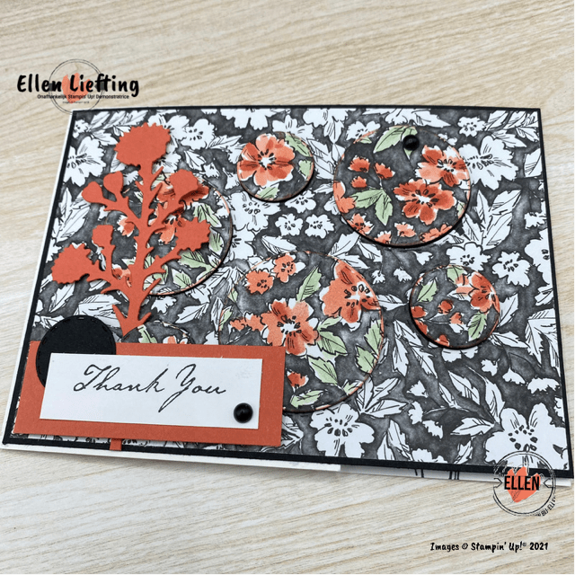 Picture this van Stampin' Up! in de hoofdrol 8 zoveel mogelijkheden met de picture this stansen set en kleuren voor dankjewel van bij Ellen