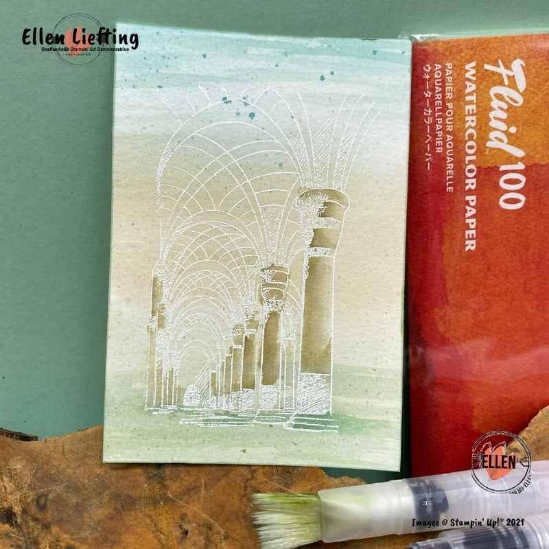 5 kleurtechnieken met verrassende resultaten 2 aquarellen en embossen door ellen liefting