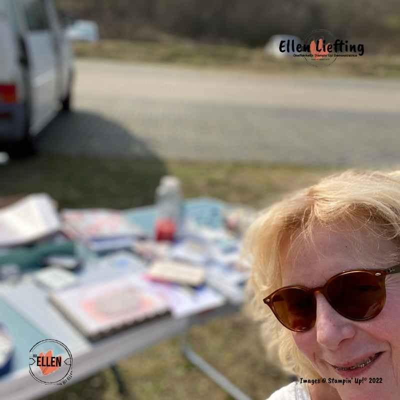 Lente in de lucht, op een kaart en in een bloghop 12 inspiratie in de natuur van Ellen Liefting