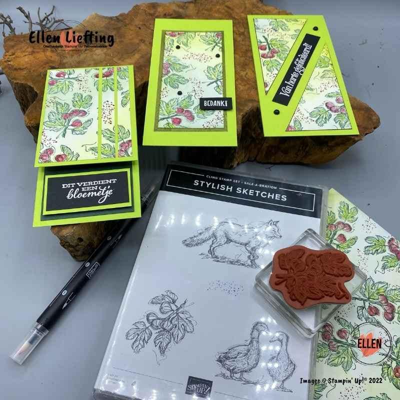 Ben jij toe aan een relax moment? 5 papier stempels inkt door ellenliefting 1