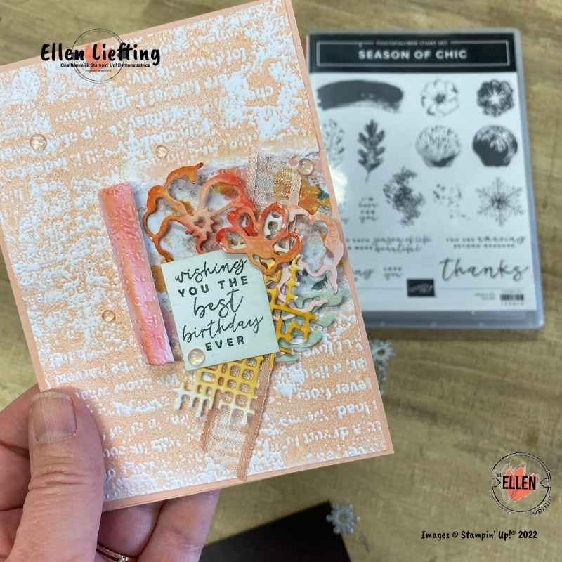 Nieuw workshop pakket , oogsten of lekker niksen? 5 Season of Chic SU door ellen liefting