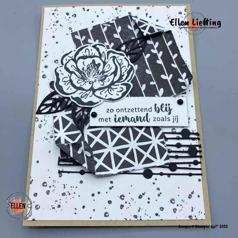 Hoe verwerk je mooi papier even anders 10 zwart wit in blij en bloemrijk door ellen liefting