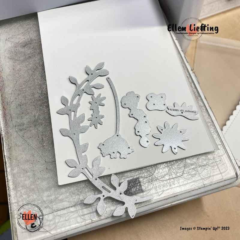Witte elegantie, funfold 3 3 lijm vellen door ellen liefting