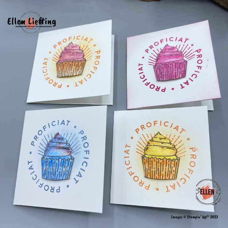 Te veel mooie nieuwe dingen...... 4 gebakjes uit een rondje gelukwensen door ellen liefting