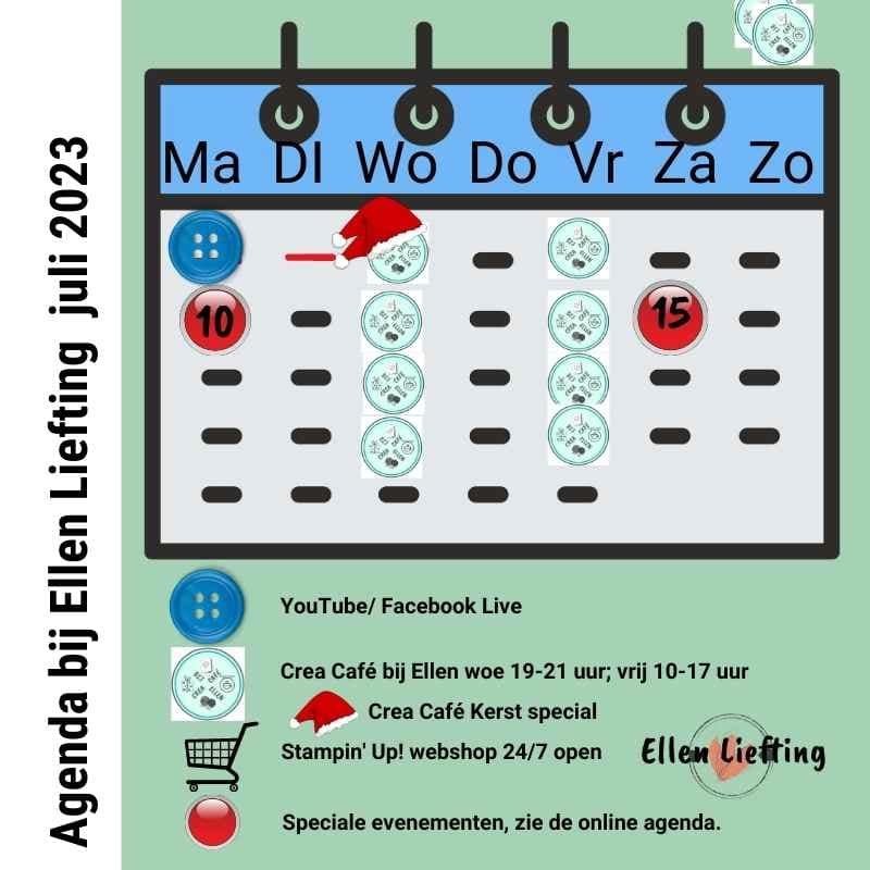 Online creativiteit delen 6 workshop agenda juli bij Ellen
