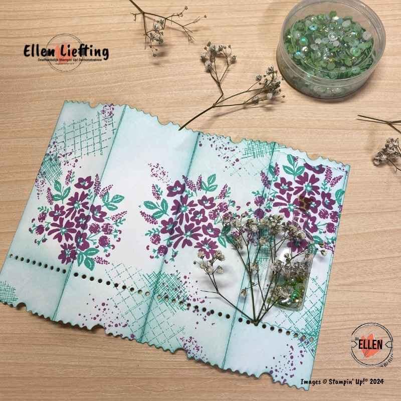 Nieuwe Stampin' Up! jaarcatalogus 1 mini kamerscherm kaart door ellen liefting