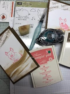 Gefeliciteerd met This Little Piggy, Simplestamping kaartje 2 2019 03 082B15.27.12